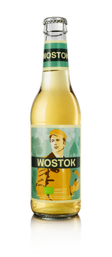 Afbeeldingen van WOSTOK APRICOT-ALMOND ORG 33CL
