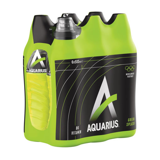 Afbeeldingen van AQUARIUS GREEN SPLASH PET 6X50CL