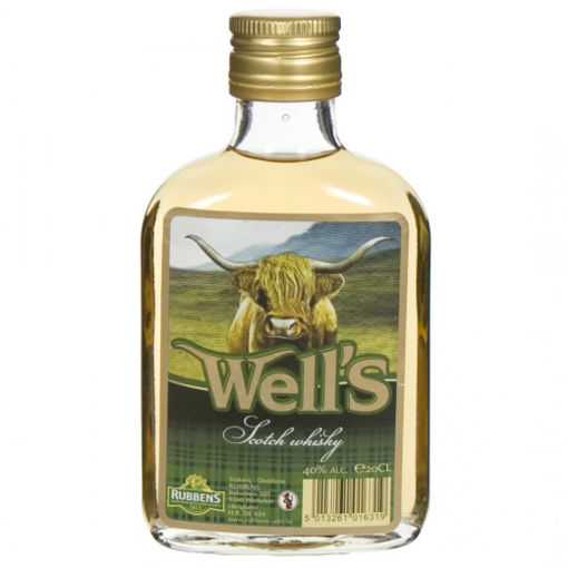 Afbeeldingen van WELL'S WHISKY 40% 20 CL