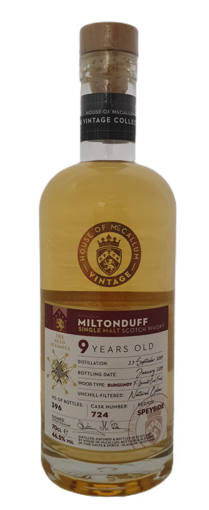 Afbeeldingen van MC MILTONDUFF 9Y BURGUNDY 70CL