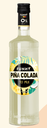 Afbeeldingen van FUNNY PINA COLADA TO MIX  70CL
