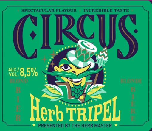 Afbeeldingen van CIRCUS HERB TRIPEL 33CL