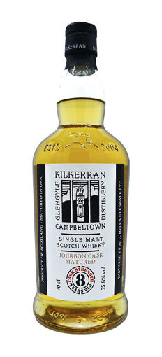 Afbeeldingen van KILKERRAN 8Y CS BOURBON 55.8° 70CL