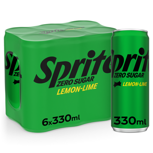 Afbeeldingen van SPRITE NO SUGAR BLIK 6X33CL