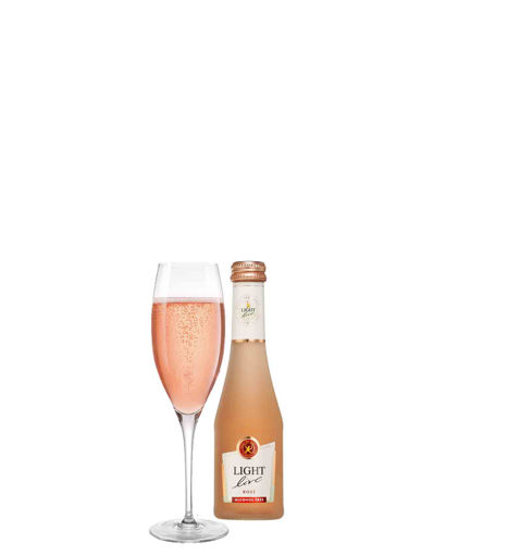 Afbeeldingen van LIVE SPARKLING ROSE  12X20CL