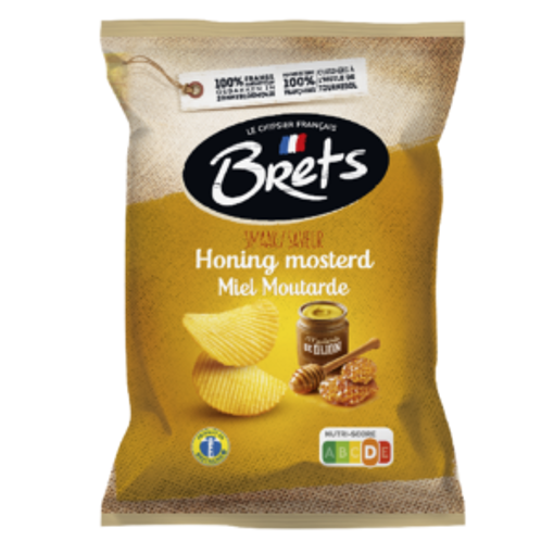 Afbeeldingen van BRETS HONING MOSTERD 10X125GR.