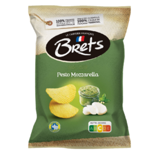 Afbeeldingen van BRETS PESTO MOZARELL.10X125GR